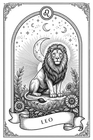 Carta ilustrada de Leo