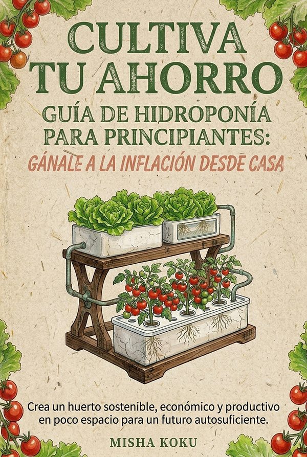 Cultiva tu Ahorro: guía de hidroponía para principiantes, gánale a la inflación desde casa